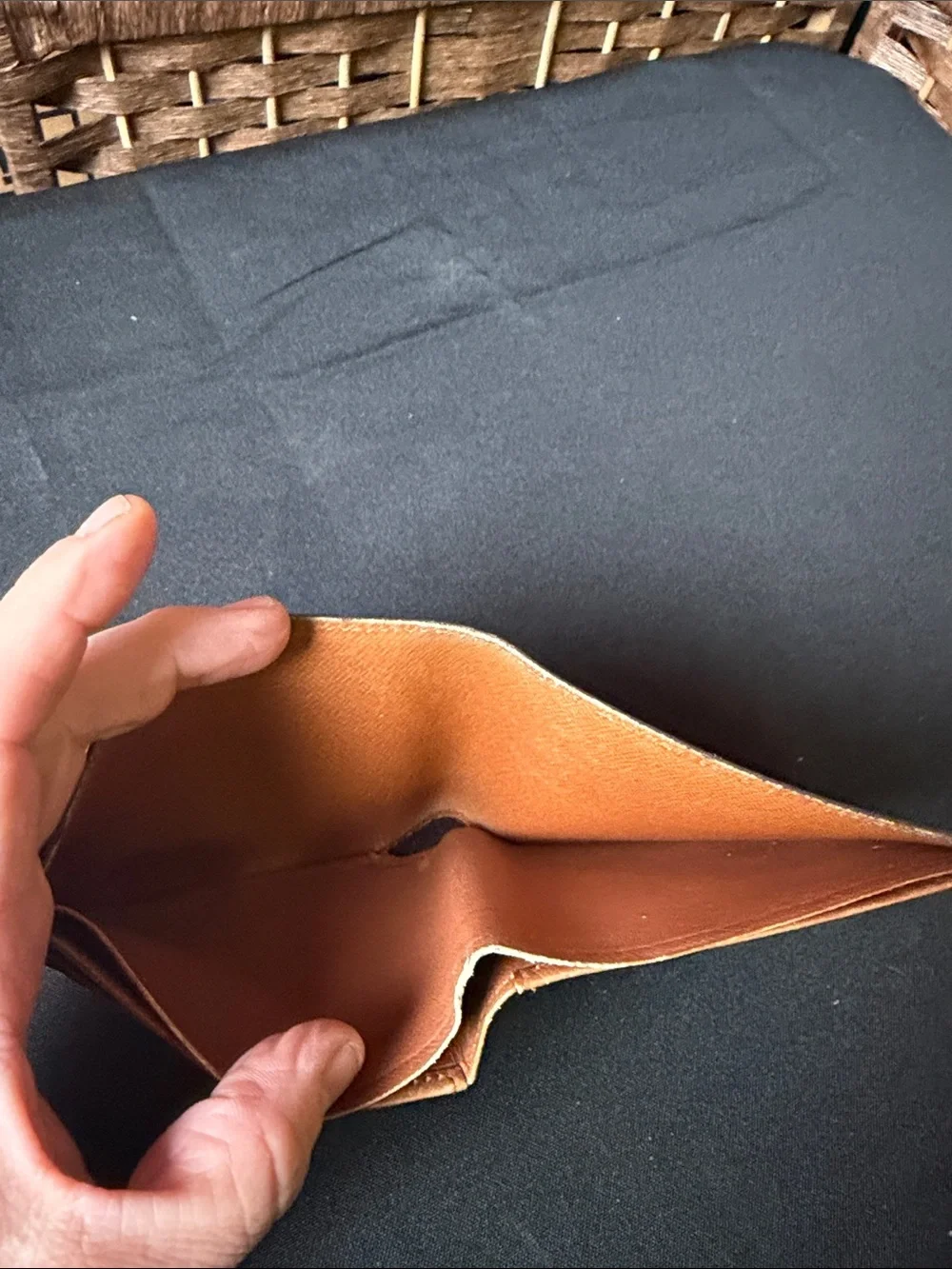 Louis Vuitton Brown & Gold Monogram Bifold Wallet